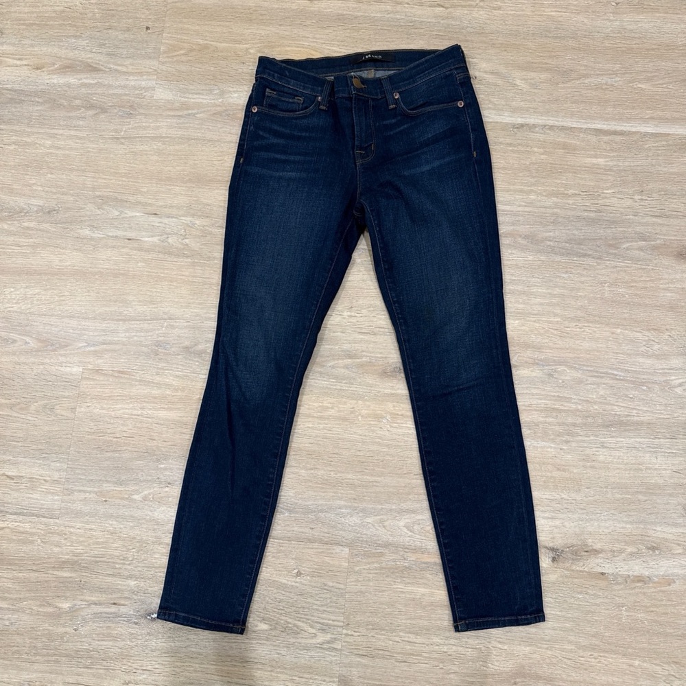 J Brand Women's Deep Indigo Skinny Jeans 26